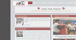 Desktop Screenshot of abcyouthfoundation.org